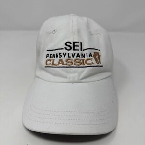 SEI Pennsylvania Classic Hat Cap Strap Back Mens One Size White PGA Tour Golf